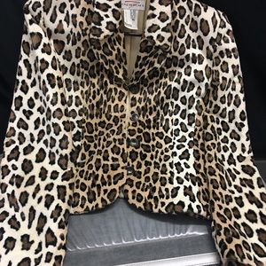 Leopard print jacket